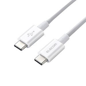 エレコム USB2.0ケーブル(認証品、C-C、やわらか耐久、PD対応) 2.0m オリジナル ホワイト ED-CCYS20WH エレコム USB2.0ケーブル(認証品、C-C、やわらか耐久、PD対応) 2.0m オリジナル ホワイト ED-CCYS20WH