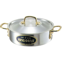 中尾アルミ製作所 キングデンジ 外輪鍋 目盛付 33cm FC749LM-4822100