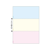 ヒサゴ マルチプリンタ帳票 B4 カラー 3面 6穴 1200枚 FCD557P-BP2072Z