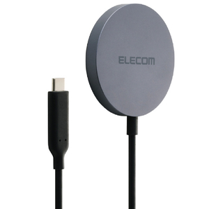 エレコム マグネットQi2 25W規格対応ワイヤレス充電器(25W・卓上) ブラック W-MA12BK-イメージ2