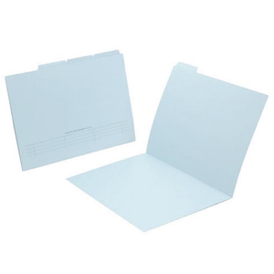 ライオン事務器 4カットフォルダー B4 水 20冊(1～4山×5セット) F082369-132-81NO.36-20P-イメージ2