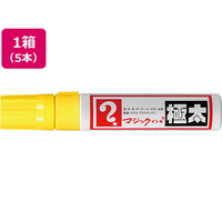 寺西化学工業 マジックインキ極太 黄 5本 FCR9953-MGD-T5