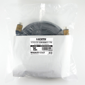 ホーリック HDMIケーブル イコライザー付(15m) ゴールド HDM150-592GD-イメージ8