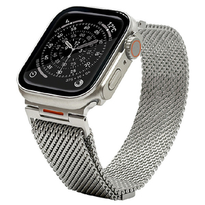 ラスタバナナ APPLE WATCH 4-11/SE1-3/ULTRA1-3 44/45/46/49MM ULTRA STYLE MESHステンレスバンド シルバー RAWST4411SV-イメージ1