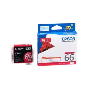 エプソン インクカートリッジ レッド ICR66-イメージ1