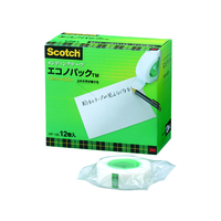 3M スコッチ メンディングテープ エコノパック 幅18mm 12巻入 F820553-MP-18S