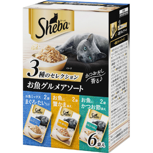 マースジャパンリミテッド シーバ リッチ お魚グルメアソート(35g 6袋パック) SRMｵｻｶﾅｸﾞﾙﾒｱｿ-ﾄ6P-イメージ1