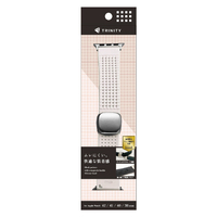 トリニティ Apple Watch 42mm / 41mm / 40mm / 38mm用 マグネットバックル付きシリコンバンド ブロックパターン スターライト TR-AW26S-ABMES-BK