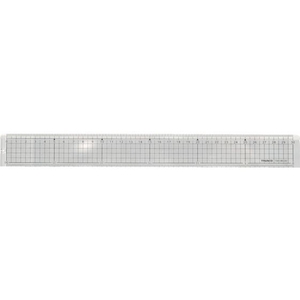 トラスコ中山 TRUSCO/アクリル定規 メタルガイド付き 30cm TAK-MG30 FCD069C-5443614-イメージ1