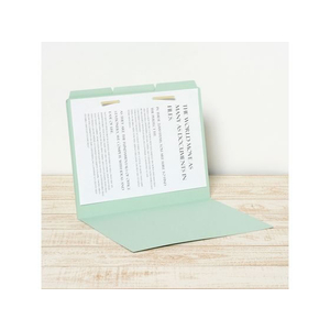 プラス 3カットフォルダー A4 ブルー 3枚(1～3山×1セット) F082372-87-205FL-063IF-イメージ4