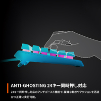SteelSeries 64933 Apex 3 TKL - US 英語配列 Aqua|エディオン公式通販