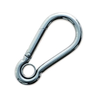 トラスコ中山 TRUSCO ステンレススナップフック AW型リング付 線径7×開口10mm FC126FB-2082973