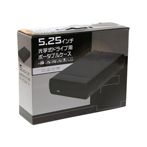 タイムリー 5．25インチ光学式ドライブ用ポータブルケース OPTICAL-CASE525SATAUSB30-イメージ3