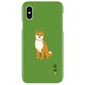 abbi FRIENDS iPhone XS Max用しばたさんケース グリーン ABF14593I65