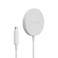 エレコム マグネットQi2 25W規格対応ワイヤレス充電器(25W・卓上) シルバー W-MA12SV