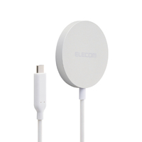 エレコム マグネットQi2 25W規格対応ワイヤレス充電器(25W・卓上) シルバー W-MA12SV