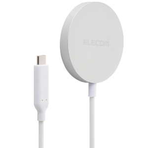 エレコム マグネットQi2 25W規格対応ワイヤレス充電器(25W・卓上) シルバー W-MA12SV-イメージ2