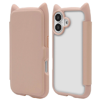 ラスタバナナ iPhone17用猫耳手帳ケース スモーキーピンク 9170IP5ABHPSPK