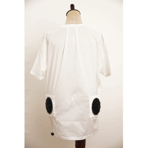 サンコー ファン付きTシャツ オリジナル ホワイト ODK-AIR1WTL-イメージ2