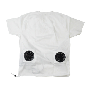 サンコー ファン付きTシャツ オリジナル ホワイト ODK-AIR1WTL-イメージ3