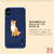 abbi FRIENDS iPhone XS Max用しばたさんケース ネイビー ABF14594I65-イメージ3