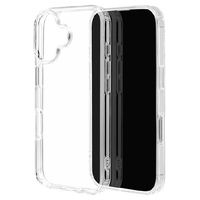 ラスタバナナ iPhone 16用ハイブリッドケース TPU×PC クリア 8110IP461HPCL