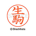 シヤチハタ ネームペン用ネーム シルバー 既製 生駒 FC45939-X-GPS-0168