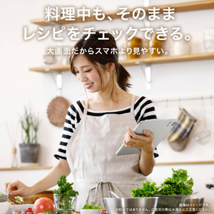 AIWA タブレット aiwa tab AB10 シルバー JA5-TBA1012-イメージ10