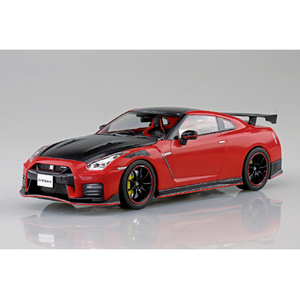 アオシマ 1/24 楽プラ スナップカー No．2-VR R35 NISSAN GT-R NISMO Special edition 2022 バイブラントレッド 02VRR35GTRﾆｽﾓSPVﾚﾂﾄﾞ-イメージ1