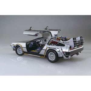 アオシマ 1/24 バック・トゥ・ザ・フューチャー Part? タイムマシン フィギュア付き Aﾑ-ﾋﾞ-ﾒｶBT05ﾀｲﾑﾏｼﾝPART1FT-イメージ3