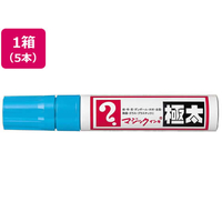 寺西化学工業 マジックインキ極太 空色 5本 FCR9955-MGD-T11