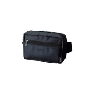 トラスコ中山 TRUSCO　コンパクトウエストポーチ　ブラック TC-CWP-BK-イメージ1