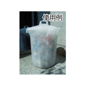 トラスコ中山 半透明PPペール丸型90L用フタ FC736HF-4378156-イメージ2