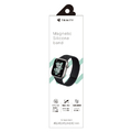 トリニティ Apple Watch 49mm / 46mm / 45mm / 44mm / 42mm用 マグネットシリコンバンド ツイルパターン ブラック TR-AW26L-ABMST-NV