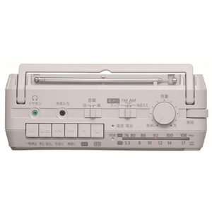 東芝 ラジカセ グレー TYXKR1H-イメージ4