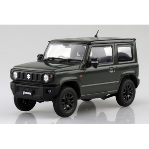 アオシマ 1/24 楽プラ スナップカー No．3-JG JB64 ジムニー 2018 ジャングルグリーン 03JGｼﾞﾑﾆ-JB64Jｸﾞﾘ-ﾝ-イメージ2