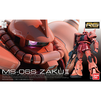 バンダイスピリッツ RG02ｼﾔｱｻﾞｸN RG 1/144 MS-06S シャア専用ザク
