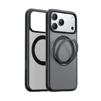 TORRAS iPhone17 Pro Max用 複合素材PC+TPUケース TORRAS OSTAND PRO ブラック X00FX2921
