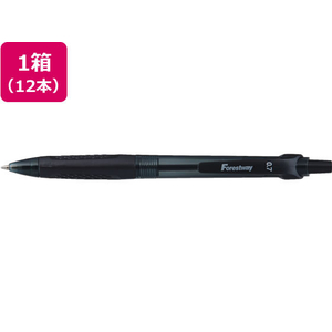 Forestway ノック式油性ボールペン 0.7mm 黒 12本 F043604-FRW-536571-イメージ1