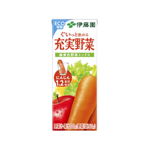 伊藤園 充実野菜 緑黄色野菜ミックス 200mL F372369-イメージ1