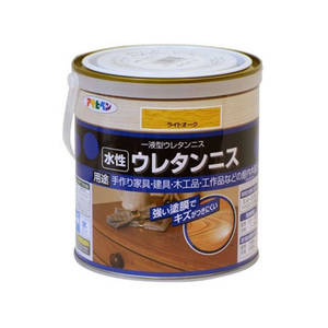 アサヒペン 水性ウレタンニス 0.7L ライトオーク FC645PJ-イメージ1