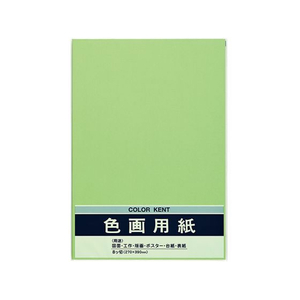 マルアイ 色画用紙 N833 きみどり 10枚 FCF734T-Pｴ-N83YG-イメージ1