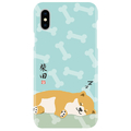 abbi FRIENDS iPhone XS Max用しばたさんケース 昼寝 ABF14595I65