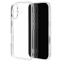 ラスタバナナ iPhone 16用極限保護 ハイブリッドケース TPU×PC クリア 8111IP461HPLCL