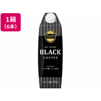 伊藤園 タリーズコーヒー TULLY’S COFFEE BLACK 1L×6本 FCC6452