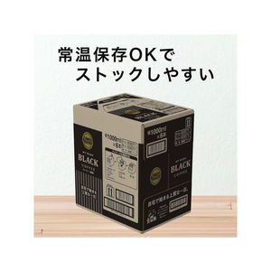 伊藤園 TULLY’S COFFEE BLACK 1L×6本 FCC6452-イメージ3