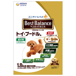 ユニ・チャームペットケア ベストバランス カリカリ仕立て トイ・プードル用 1．8kg BBﾄｲﾌﾟ-ﾄﾞﾙ1.8KG-イメージ1