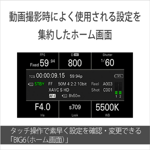SONY デジタル一眼カメラ・ボディ Cinema Line ILME-FX2B-イメージ16