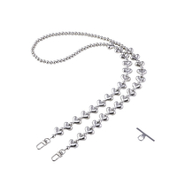 エレコム ショルダーストラップビーズ シルバー P-STSDH1BEHSV