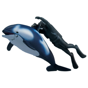タカラトミー アニア AL-40 カマイルカ(ダイバー付き) (水に浮くVer.) ｱﾆｱAL40ｶﾏｲﾙｶﾐｽﾞﾆｳｸVER-イメージ10